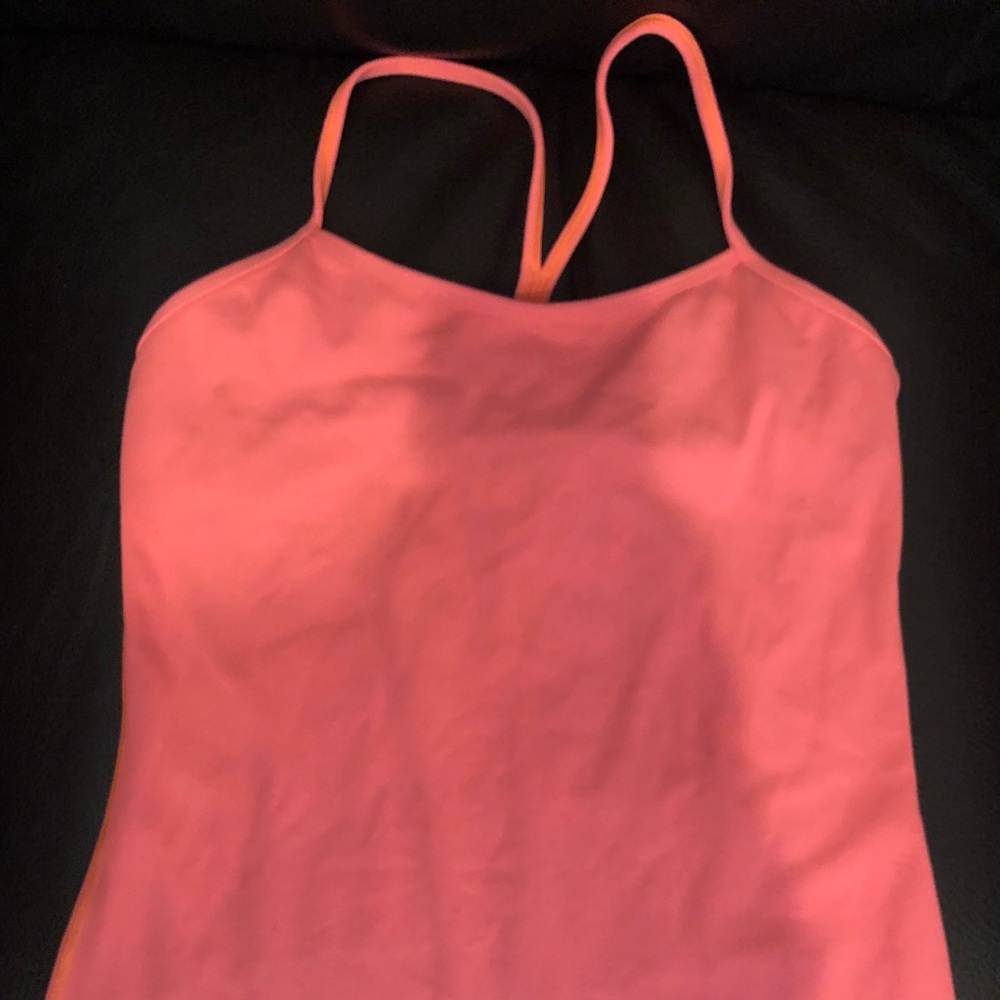 Size 10 lululemon Power Y tank. Orange 🍊 color.